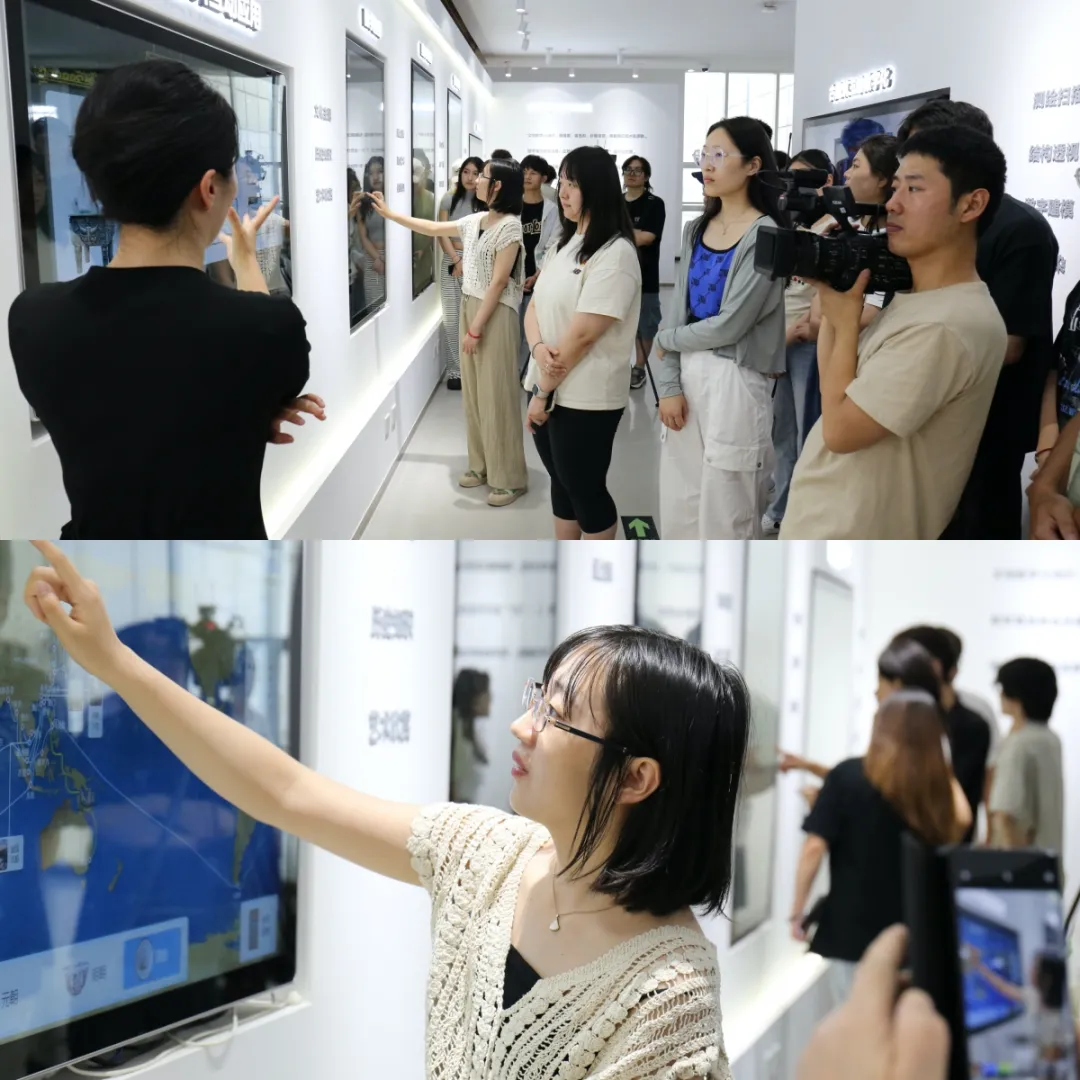 students visit beijing artron art center